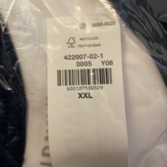 🆕 Old Navy Men’s Raglan Short Sleeve Crew T-Shirt Baseball White with Blue XXL - Picture 7 of 9